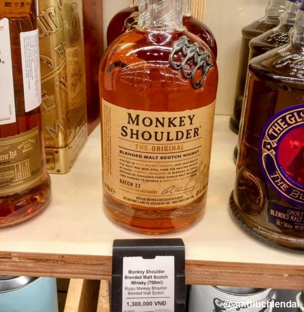 Monkey Shoulder là một thương hiệu blended Scotch rất nổi tiếng