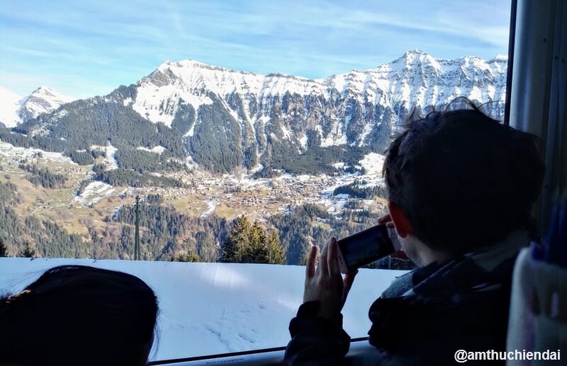 View from the Train to Murren