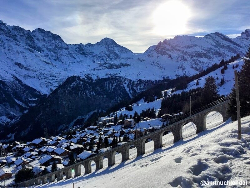 Train track Murren