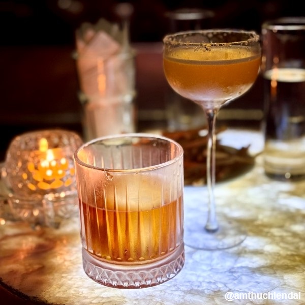 Vieux Carré - một cocktail kinh điển đến từ New Orleans (Mỹ) - thuộc họ Martini