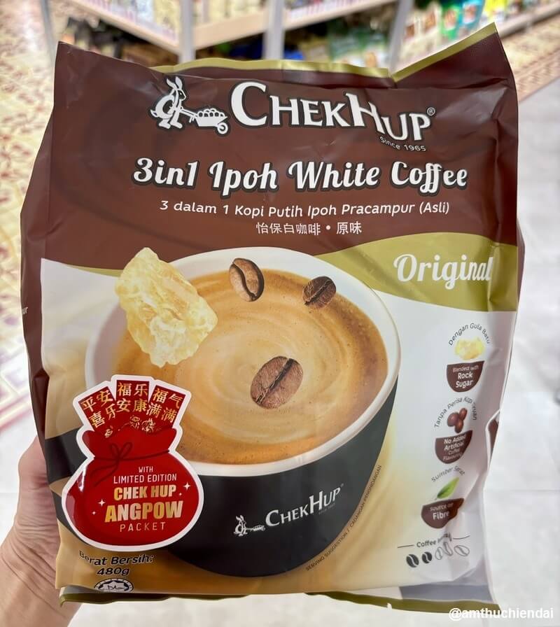 Một gói Ipoh White Coffee chúng tôi mua tại siêu thị