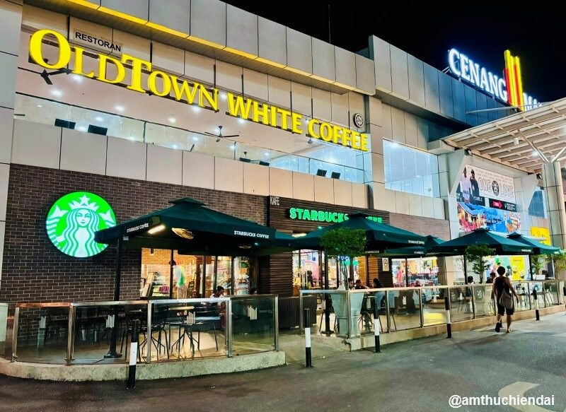 Các cửa hàng OldTown White Coffee có ở khắp nơi tại Malaysia