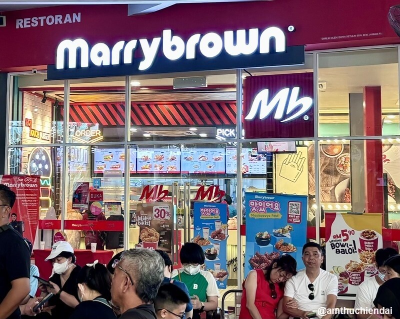Một cửa hàng Marrybrown tại Penang