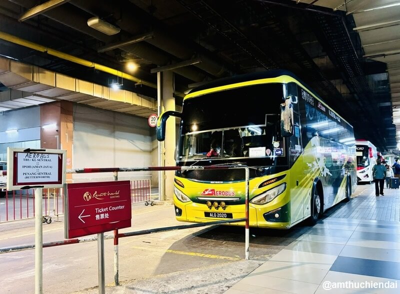 Xe buýt từ Kuala Lumpur tới Ipoh