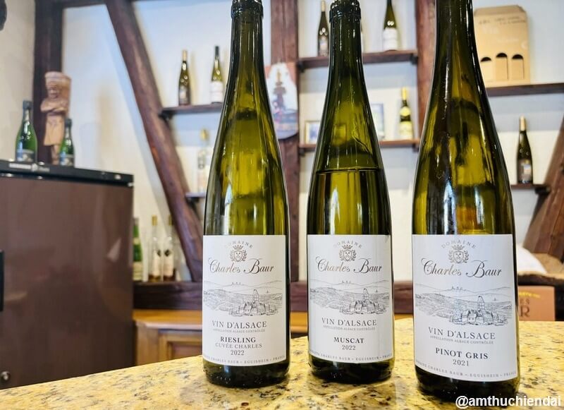 Charles Baur's wines are now 100% organic, like many other vineyards in Alsace