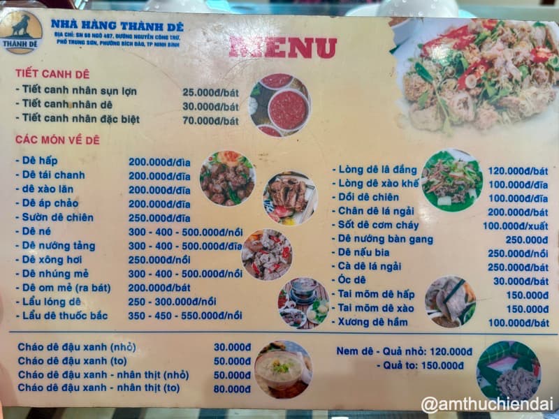 Nhà hàng Thành Dê