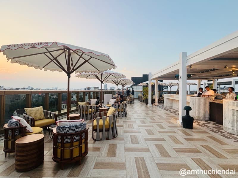 Fairmont Hanoi’s rooftop Pool Terrace & Bar