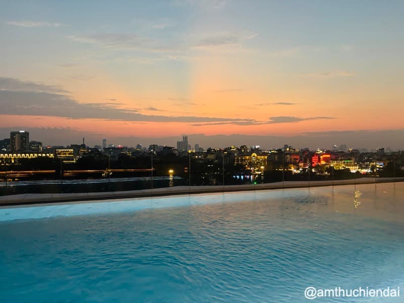 Fairmont Hanoi’s rooftop Pool Terrace & Bar